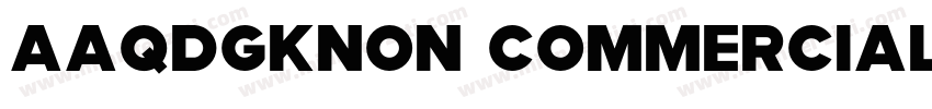 AaQDGKNon CommercialUse字体转换